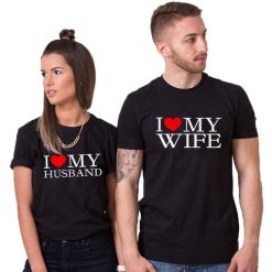 I Love My Husband Couple T-Shirt