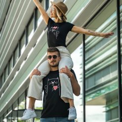 Cat Heart Couple T-Shirt