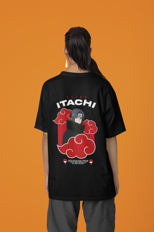 Itachi Over Size Tshirt (Black)