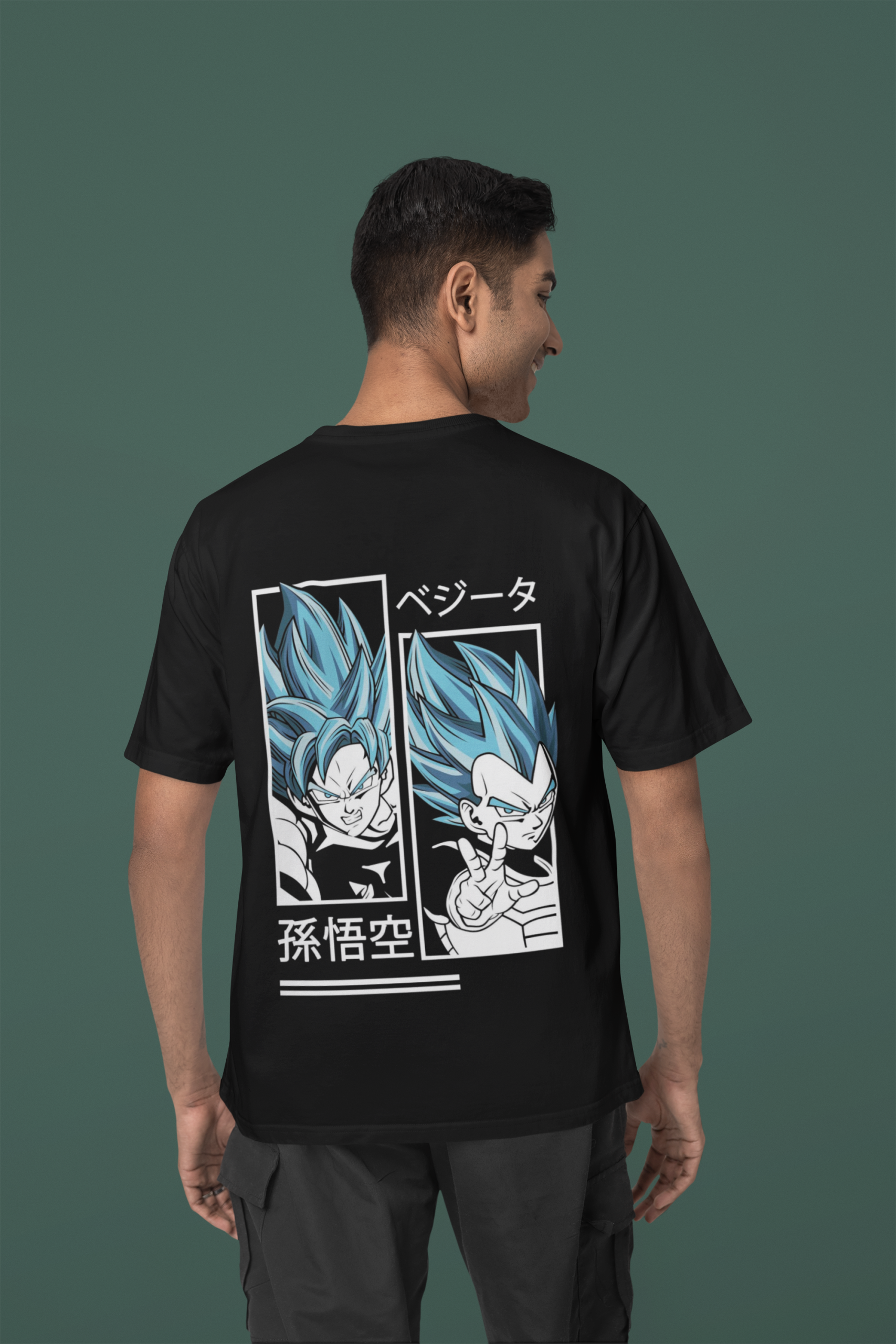 Goku and Vegeta Dragon BallZ Over Size Tshirt
