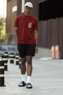 Alternative view of Dragon Ball Super Over Size Tshirt(Maroon)